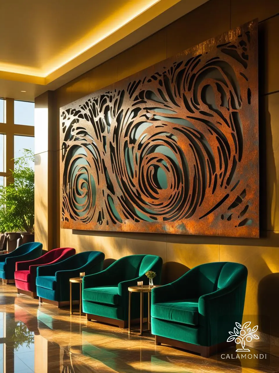 Swirling Harmony - panel z motywem wirującej harmonii